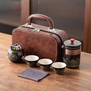Travel Tea Set Portable Kung Fu Tea Set Wholesale Japanese Outdoor Quick Cup Festival Company Business Gifts acacuss