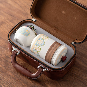 Travel Tea Set Portable Kung Fu Tea Set Wholesale Japanese Outdoor Quick Cup Festival Company Business Gifts acacuss