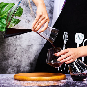 Tumbler Swing Red Wine Decanter Douyin Net Celebrity with The Same Type of Crystal Rotating Fast Decanter Personality Creativity acacuss