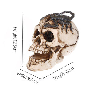 Vilead 9 Styles of Personalized Skulls Home Decoration Art Painting Supplies Halloween Props Skull Ornaments Fashion Bar Decor acacuss