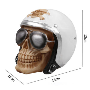 Vilead 9 Styles of Personalized Skulls Home Decoration Art Painting Supplies Halloween Props Skull Ornaments Fashion Bar Decor acacuss