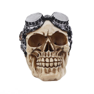 Vilead 9 Styles of Personalized Skulls Home Decoration Art Painting Supplies Halloween Props Skull Ornaments Fashion Bar Decor acacuss