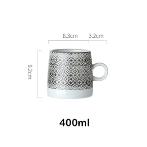 Vintage Japanese Pottery Mugs Underglaze Ceramic Breakfast Coffee Milk Tea Cereal Cup Bowl Kitchen Home Decor Handmade Tableware acacuss