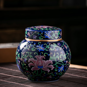Vintage coffee canister acacuss
