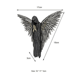 Warrior Sculpture Resin Crafts Hanging Home Decor Wall Halloween Decoration Wall Ornaments Living Room Decoration Statue acacuss