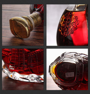 Whiskey Decanter Whiskey Bottle With lid Glass Wine Beer Containers Glass Bottle Glass Cup Home Bar Tools Decoration acacuss