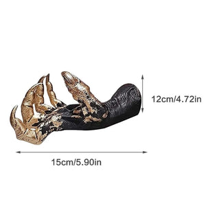 Witch Hand Wall Hanging Statue Resin Retro Aesthetic Art Sculpture Halloween Decoration Jewelry Display Rack Hanger acacuss