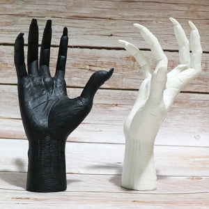 Witch Hand Wall Hanging Wall Hanger Decoration Wall Simulation Devil Hands Statue 3d Open Hand Sculpture Resin Decorative Art acacuss