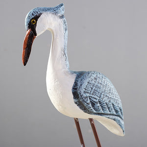 Wood Sea Bird Statue Home Decor Children's Room Model Room Animal Figurines Home Decoration Table Decorations acacuss