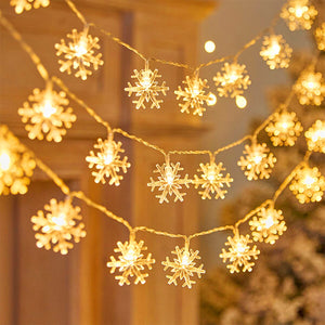 Xmas Snowflake LED Light Christmas Decoration 2023 Home Hanging Garland Christmas Tree Decor Navidad Natal Xmas Gift New Year acacuss