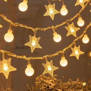 Xmas Snowflake LED Light Christmas Decoration 2023 Home Hanging Garland Christmas Tree Decor Navidad Natal Xmas Gift New Year acacuss