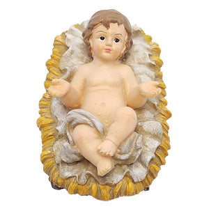 Zayton Statue Nativity Scene Set Baby Jesus Manger Christmas Crib Figurines Miniatures Ornament Church Xmas Gift Home Decoration acacuss