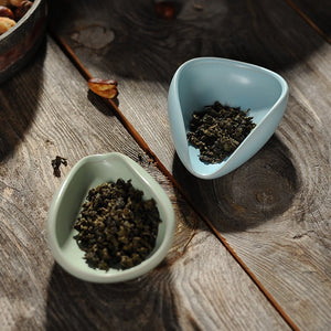 coffee and tea tools ceramic tea scoops ceramic accessories chinese kung fu tea set acacuss