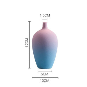colorful flower vases acacuss