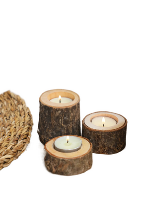 Candle Holder Wood Color Vintage Wooden Candle Stand Table Decoration Christmas Home Decor Wedding Home Decor Aesthetics Gift acacuss