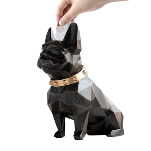 french bulldog coin bank box piggy bank figurine home decorations coin storage box holder toy child gift money box dog for kids acacuss