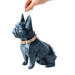 french bulldog coin bank box piggy bank figurine home decorations coin storage box holder toy child gift money box dog for kids acacuss
