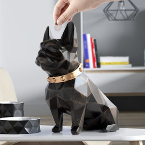 french bulldog coin bank box piggy bank figurine home decorations coin storage box holder toy child gift money box dog for kids acacuss