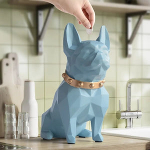 french bulldog coin bank box piggy bank figurine home decorations coin storage box holder toy child gift money box dog for kids acacuss