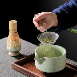 matcha tea sets tea accessories Japanese Tea tools set ceramic Tea bowl tea sets complete set Tea ceremony set Tea Spoon Scoop acacuss