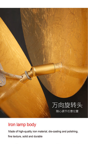 modern aisle corridor round wall lamp Bedroom Eclipse wall lighting Indoor bedside Lighting decoration Living room wall light acacuss