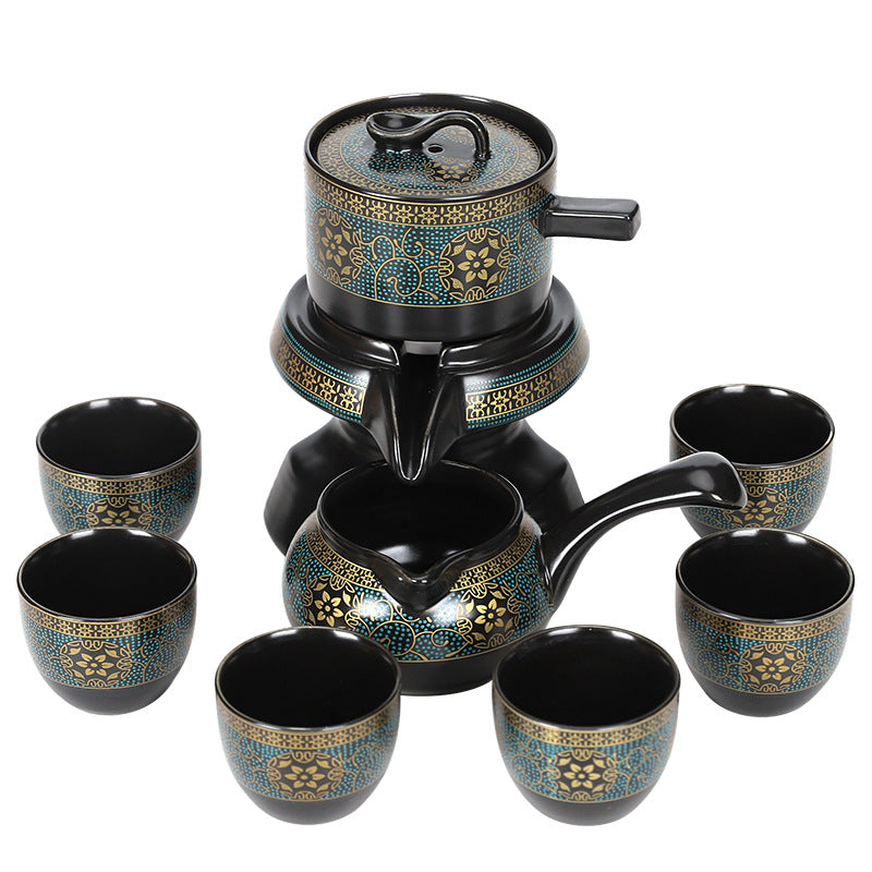 SET de thé semi-automatique en porcelaine peint à la main - ACACUSS