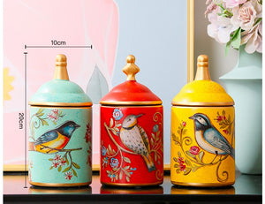 Chinesische Teedose aus Keramik, Retro-Steingut, luftdicht, Gong-Fu aus Keramik, für Süßigkeiten, Tee-Zeremonie-Zubehör - acacuss