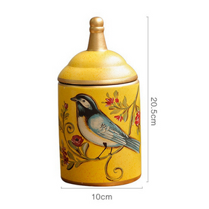 Chinesische Teedose aus Keramik, Retro-Steingut, luftdicht, Gong-Fu aus Keramik, für Süßigkeiten, Tee-Zeremonie-Zubehör - acacuss