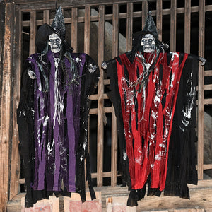 Halloween Decoration Terror Props Ghost House Decoration Sound Emitting Sound Control Skeleton Ghost Head acacuss