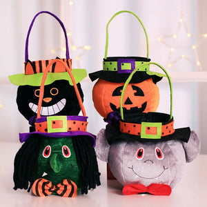 Halloween Hand Bag Witch Pumpkin Trick Or Treat Party Horror Ghost Festival Parti Happy Helloween Day Decor For Home 2023 Boo acacuss