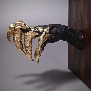 Halloween The Witchs Hand Wall Hanging Features Collection Universal Hook Home Decoration for Necklace Pendant Jewelry Ornament acacuss