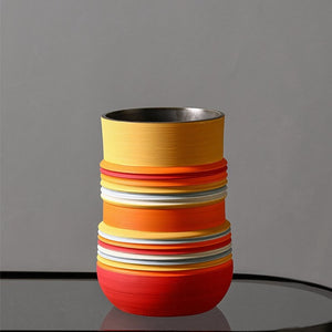 MID Century Modern Decor sculpture VASE Nordic Minimalist Decorative Ornaments Flower Arrangement - Table centerpiece housewarming Gift - ACACUSS