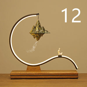 Incense Stick Holder Buddha Decoration Ceramic Burner Handmade - Creative Hanging Backflow Aromatherapy Burner Zen Living Room Home - ACACUSS