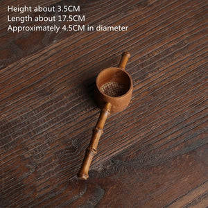 ACACUSS Japanese Tea Ceremony Bamboo Woven Tea Strainer Creative Filter Spare Parts - ACACUSS