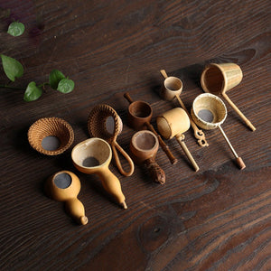 ACACUSS Japanese Tea Ceremony Bamboo Woven Tea Strainer Creative Filter Spare Parts - ACACUSS