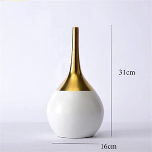 ACACUSS MID Century Modern Decor sculpture VASE Nordic Minimalist Decorative Ornaments Flower Arrangement - housewarming Gift - ACACUSS