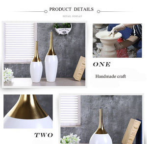 ACACUSS MID Century Modern Decor sculpture VASE Nordic Minimalist Decorative Ornaments Flower Arrangement - housewarming Gift - ACACUSS