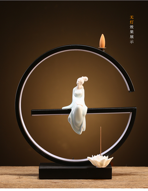 Lotus Fountain Incense Holder - acacuss