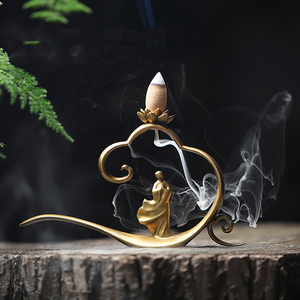 Luxury Brass Incense Burner acacuss