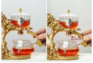 ACACUSS Tea set + Incense Holder Loose leaf tea infuser for Herbal TEA Best tea Lover Gift | Tree tea infuser Organic Tea Gift Box - ACACUSS