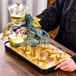 Modern Chinese Tea Set with Loose leaf tea infuser - acacuss