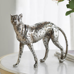 Modern Minimalist Light Luxury Style Animal Leopard Resin Living Room Porch Decoration Model Display Decorations Home Decor acacuss