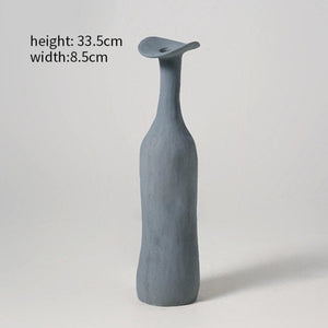 Unique Handmade Nordic Colorful vase for Bookshelf Home Decor or housewarming new home gift - ACACUSS