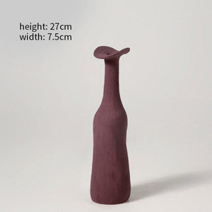Unique Handmade Nordic Colorful vase for Bookshelf Home Decor or housewarming new home gift - ACACUSS