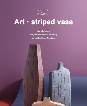 ACACUSS MID Century Modern Decor sculpture VASE Nordic Minimalist Decorative Ornaments Flower Arrangement - housewarming Gift - ACACUSS