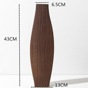 ACACUSS MID Century Modern Decor sculpture VASE Nordic Minimalist Decorative Ornaments Flower Arrangement - housewarming Gift - ACACUSS