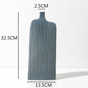 ACACUSS MID Century Modern Decor sculpture VASE Nordic Minimalist Decorative Ornaments Flower Arrangement - housewarming Gift - ACACUSS