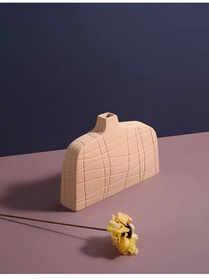 ACACUSS MID Century Modern Decor sculpture VASE Nordic Minimalist Decorative Ornaments Flower Arrangement - housewarming Gift - ACACUSS