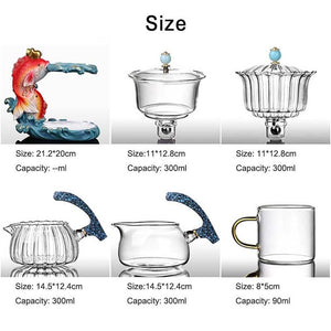 ACACUSS Loose leaf tea infuser for Herbal TEA Best tea Lover Gift | Fish tea infuser Organic Tea Gift Box with tea strainer - ACACUSS