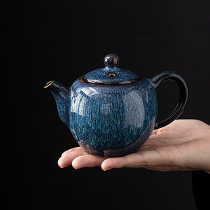 Teapot Single Pot Ceramic Handmade Single Tea Set - acacuss
